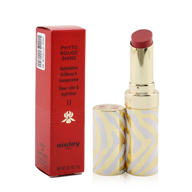 Sisley Phyto Rouge Shine Hydrating Glossy Lipstick - # 11 Sheer Blossom  3g/0.1oz