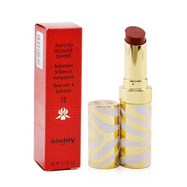 Sisley Phyto Rouge Shine Hydrating Glossy Lipstick - # 12 Sheer Cocoa  3g/0.1oz