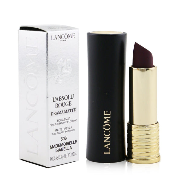 Lancome L'Absolu Rouge Lipstick - # 508 Mademoiselle Isabella (Drama Matte)  3.4g/0.12oz
