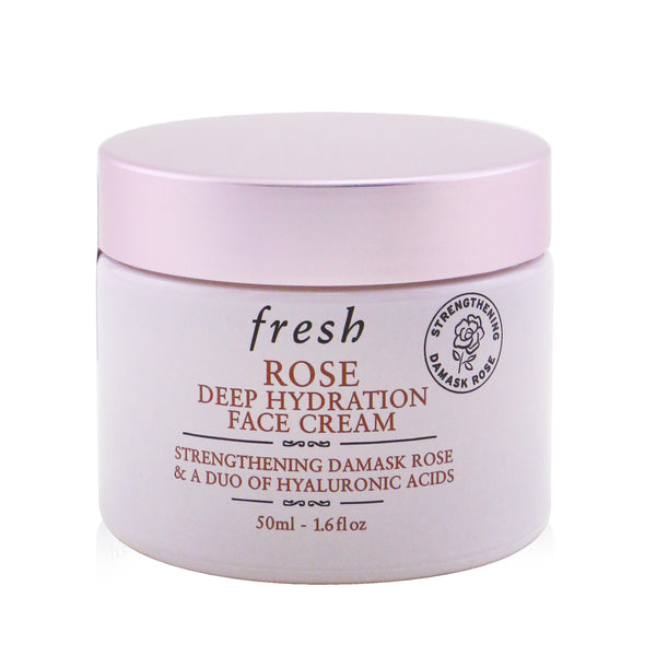 Fresh Rose Deep Hydration Face Cream - Normal to Dry Skin Types (Box Slightly Damaged)  50ml/1.6oz