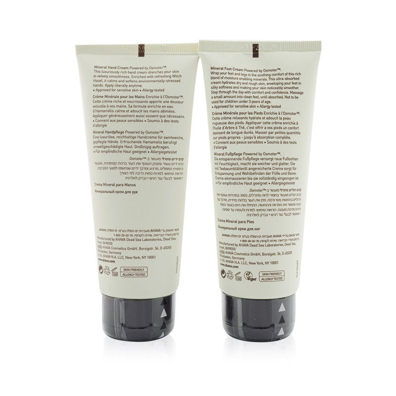 Ahava Essential Hydration Hand & Foot Duo Kit: Deadsea Water Mineral Hand Cream 100ml+ Deadsea Water Mineral Foot Cream 100ml  2pcs