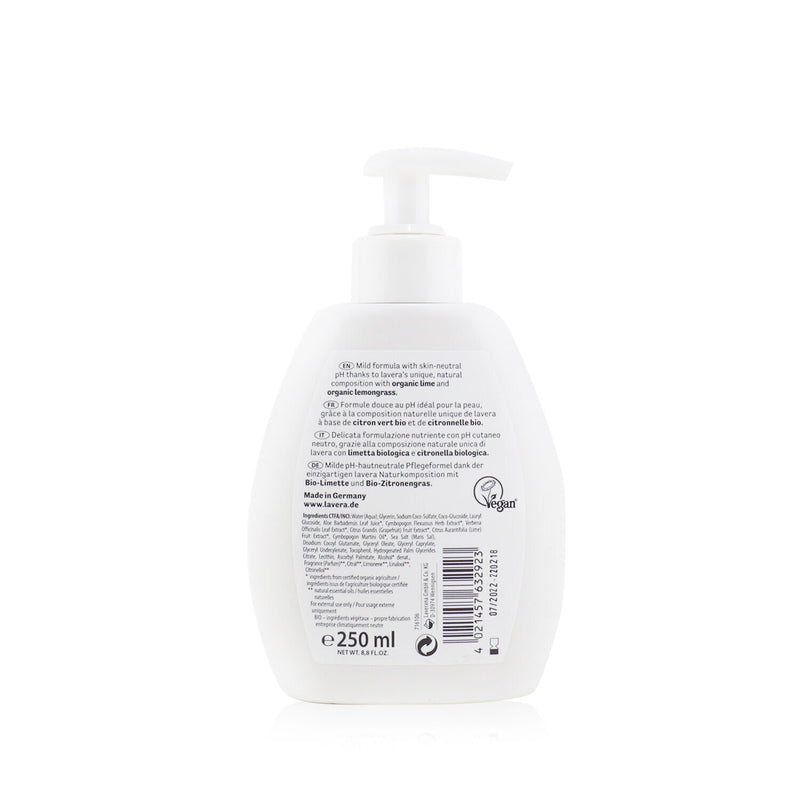 Lavera Fresh Hand Wash - Lime Care (Exp. Date 12/2022)  250ml/8.8oz
