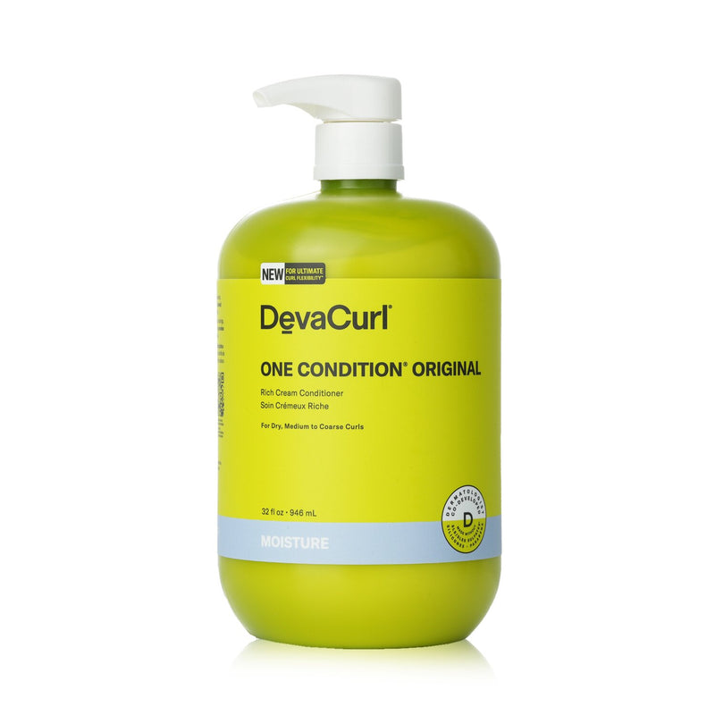 DevaCurl One Condition Original Rich Cream Conditioner - For Dry, Medium to Coarse Curls  946ml/32oz