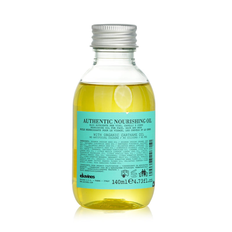 Davines Aunthentic Nourishing Oil (For Face, Hair, Body)  140ml/4.73oz