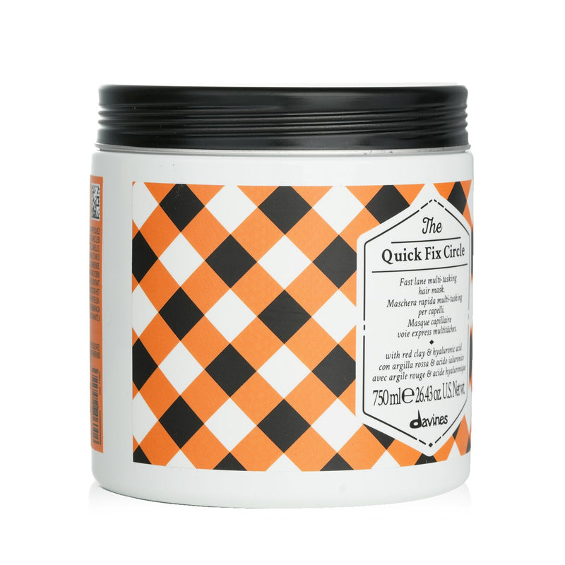 Davines The Quick Fix Circle Fast Lane Mutli tasking Hair Mask (Salon Size)  750ml/26.43oz