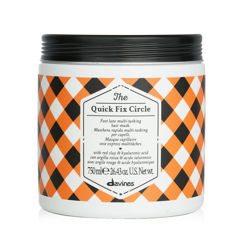 Davines The Quick Fix Circle Fast Lane Mutli tasking Hair Mask (Salon Size)  750ml/26.43oz