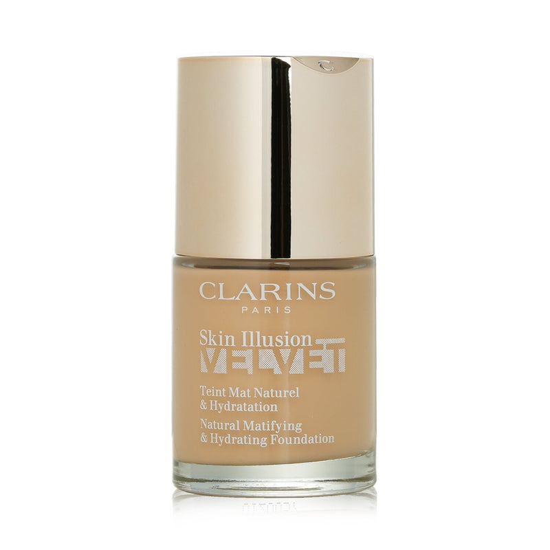 Clarins Skin Illusion Velvet Natural Matifying & Hydrating Foundation - # 105N Nude  30ml/1oz