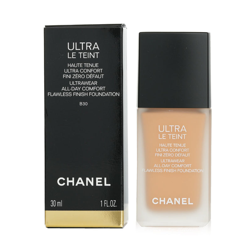 Chanel Ultra Le Teint Ultrawear All Day Comfort Flawless Finish Foundation - # B30  30ml/1oz