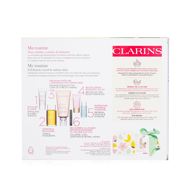 Clarins Beautiful Beginnings Set  6pcs+1suitcase