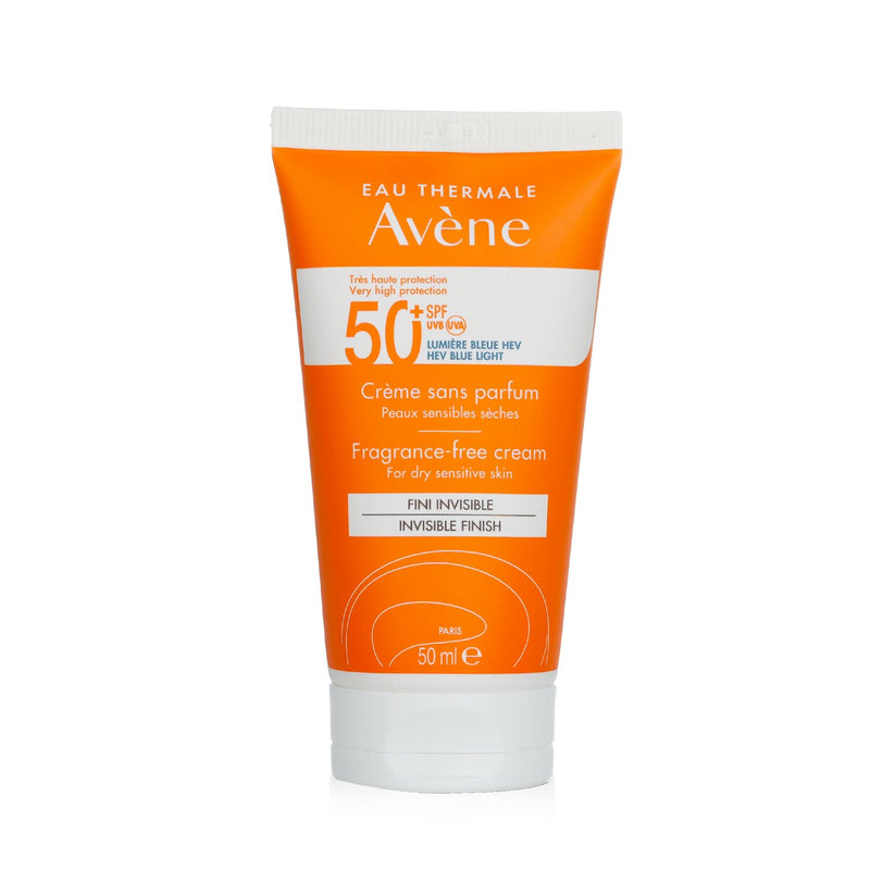 Avene Very High Protection Fragrance-Free Cream SPF50+ - For Dry Sensitive Skin  50ml/1.7oz