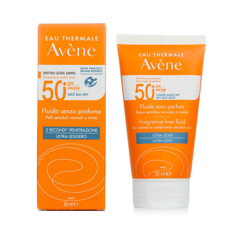 Avene Very High Protection Fragrance-Free Fluid SPF50+ - For Normal to Combination Sensitive Skin  50ml/1.7oz