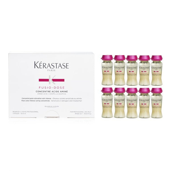 Kerastase Fusio-Dose Concentre Acide Amine Concentrate (For Sensitized or Damaged Colour-Treated Hair) 10x12ml/0.4oz