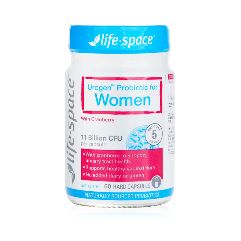 Life Space Urogen Probiotic For Women With Cranberry  60capsules