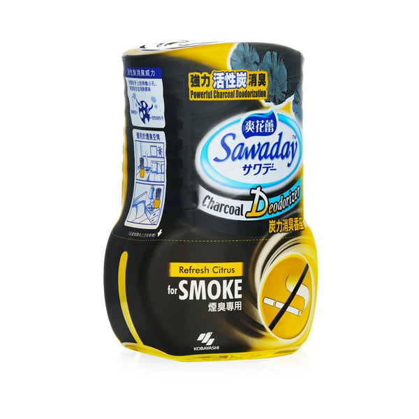 Kobayashi Sawaday Charcoal Deodorizer For Smoke - Fresh Citrus  350ml