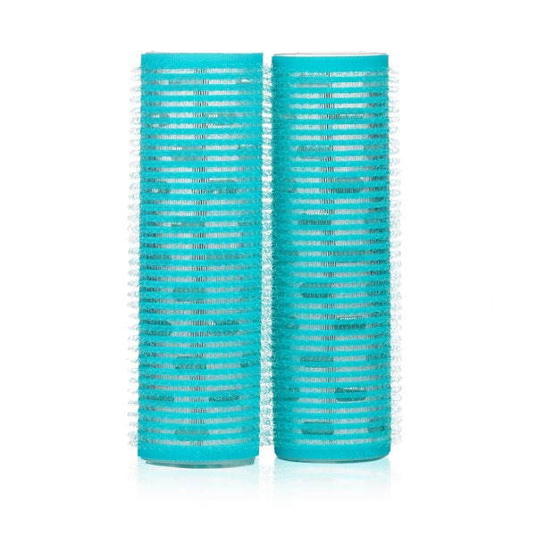 Lucky Trendy Velcro Aluminum Roller, 30mm, Blue  2pcs