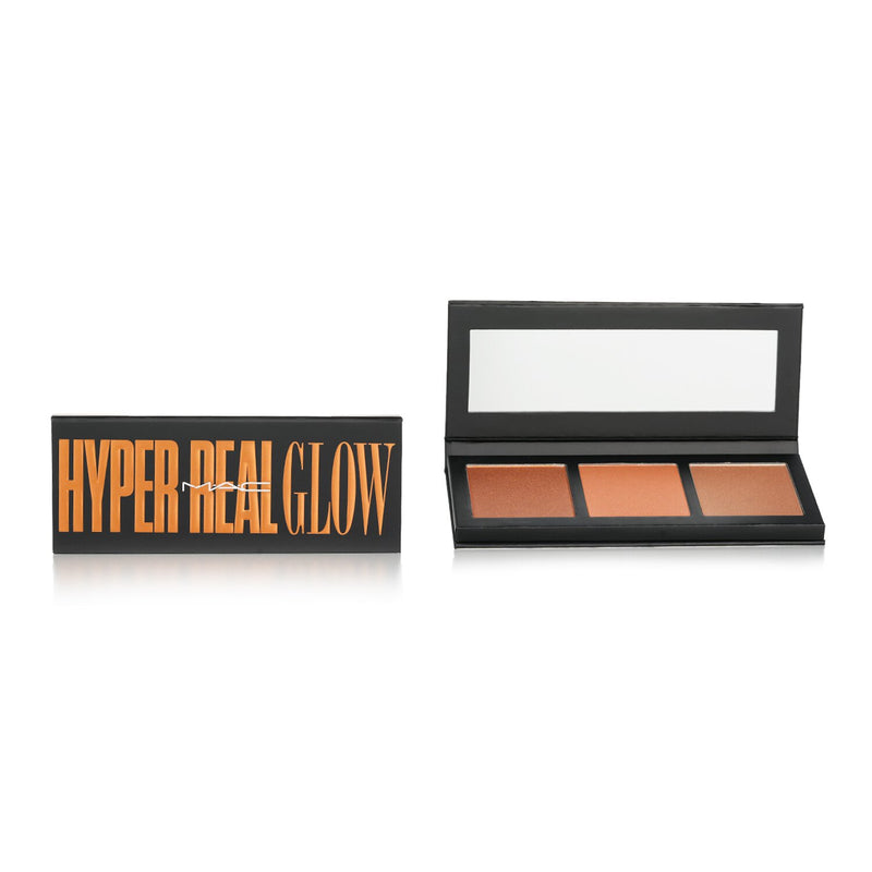 MAC Hyper Real Glow Palette (3x Glow Palette) - # Shimmy Peach,Paradise,Glow Baby Glow  3x4.5g/0.15oz