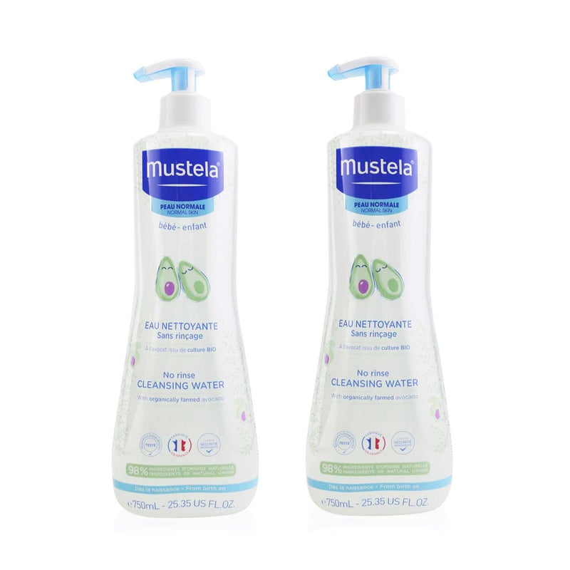 Mustela No Rinse Cleansing Water Duo Set  2x750ml/25.35oz