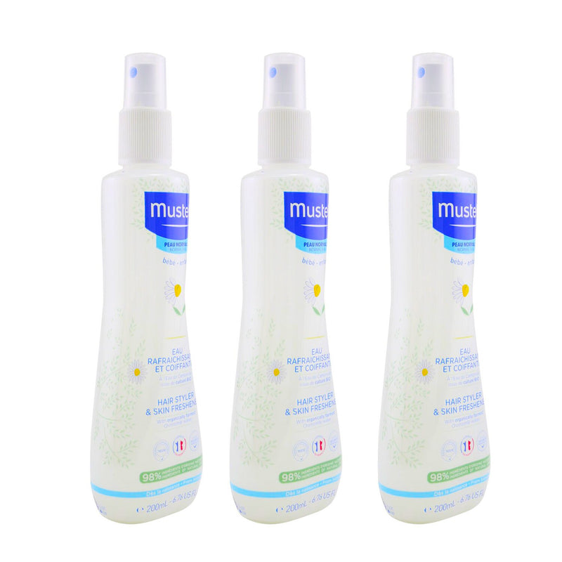 Mustela Hair Styler & Skin Refreshener Trio Set  3x200ml/6.76oz