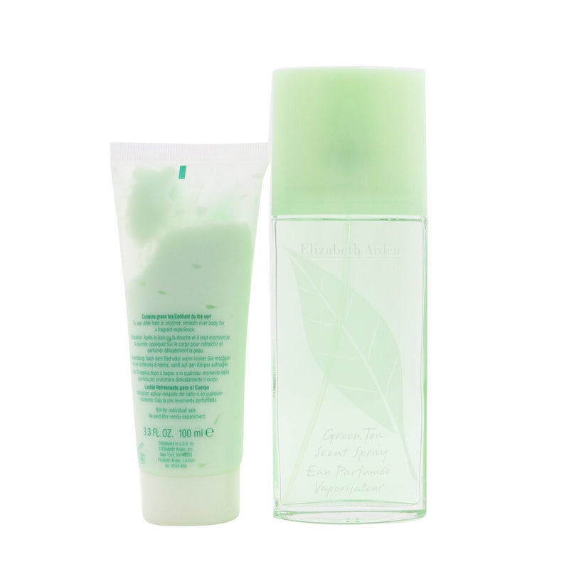 Elizabeth Arden Green Tea Coffret: Eau Parfumee Spray 100ml/3.3oz + Refreshing Body Lotion 100ml/3.3oz  2pcs