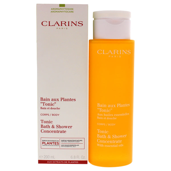 Clarins Tonic Shower Bath Concentrate by Clarins for Unisex - 6.8 oz Shower Gel