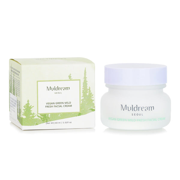 Muldream Vegan Green Mild Fresh Facial Cream  60ml/2.02oz