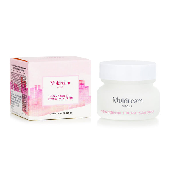 Muldream Vegan Green Mild Intense Facial Cream  60ml/2.02oz