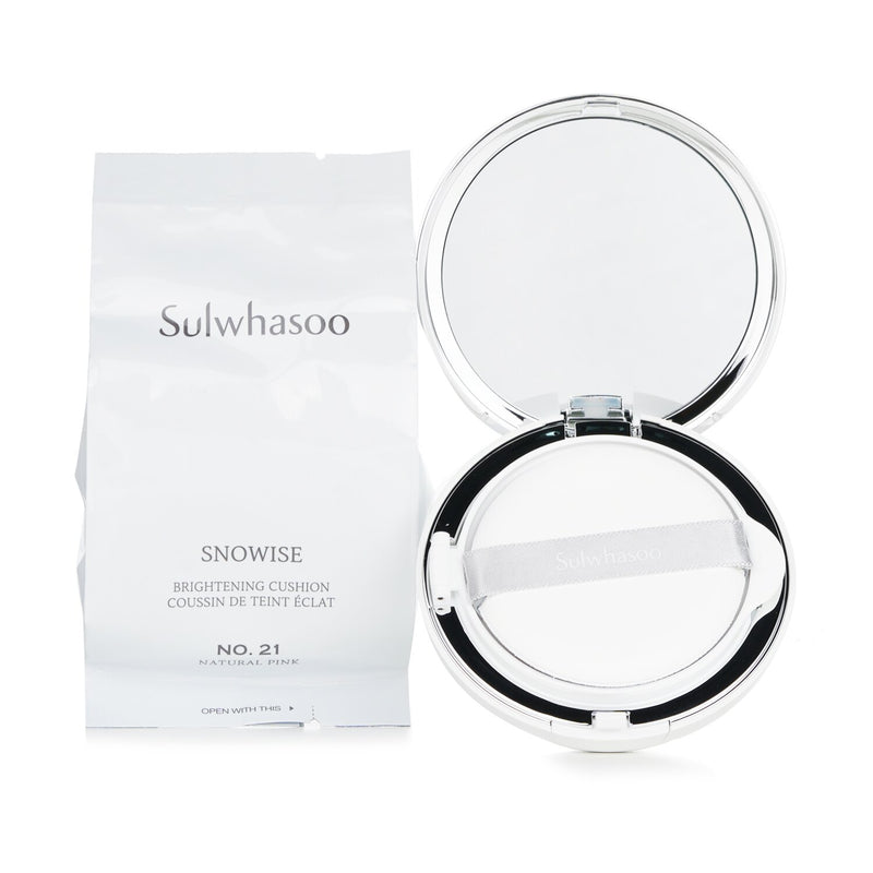 Sulwhasoo Snowise Brightening Cushion SPF50 - # No.21 Natural Pink  2x14g/0.49oz