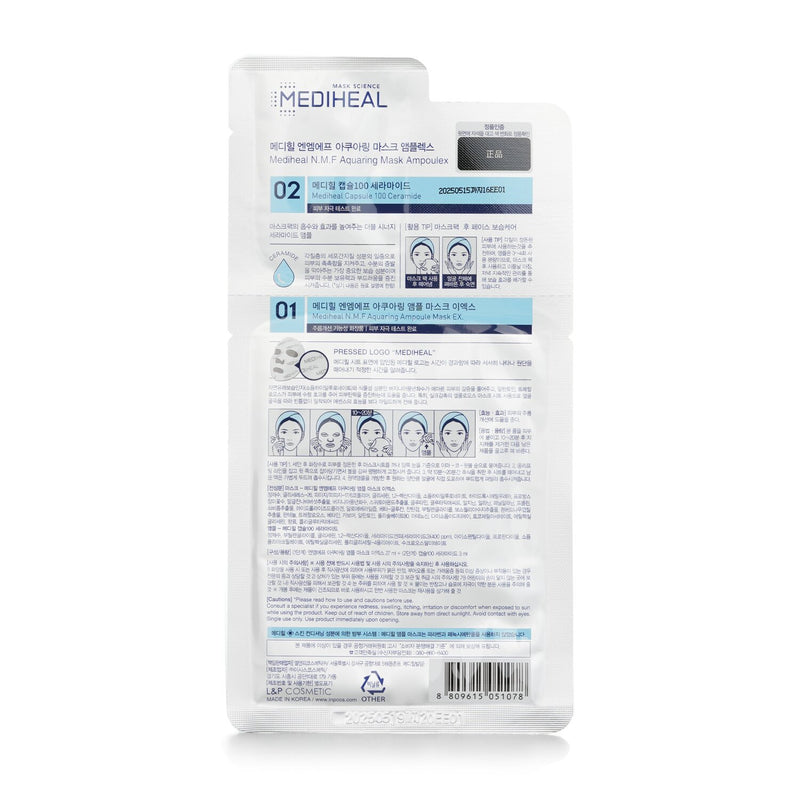 Mediheal N.M.F Aquaring Mask Ampoulex  10pcs