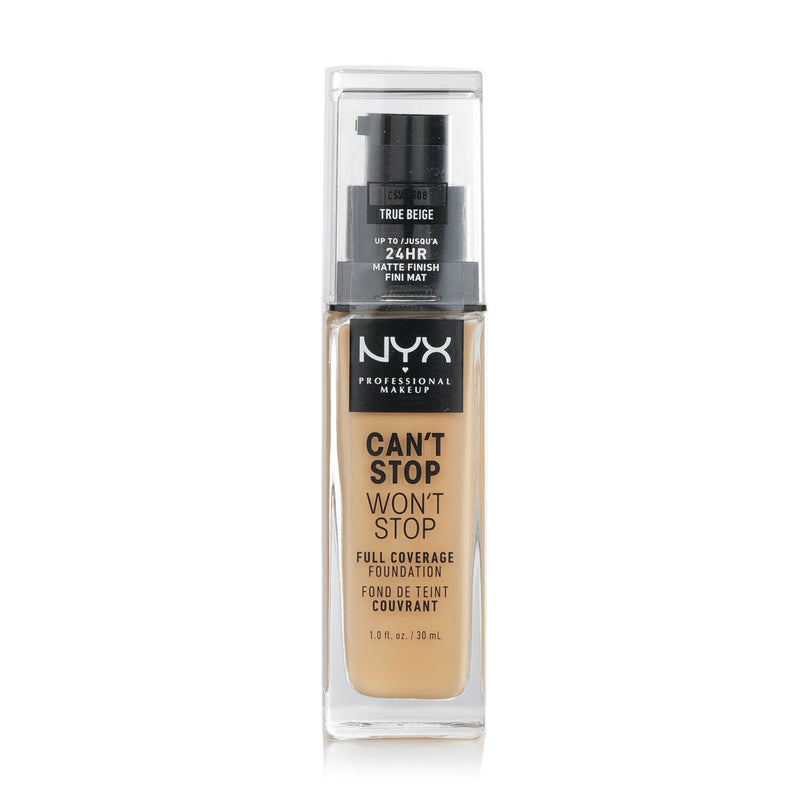 NYX Can't Stop Won't Stop Full Coverage Foundation - # Porcelin  30ml/1oz