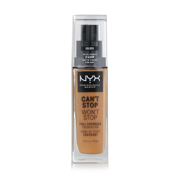 NYX Can't Stop Won't Stop Full Coverage Foundation - # Golden  30ml/1oz