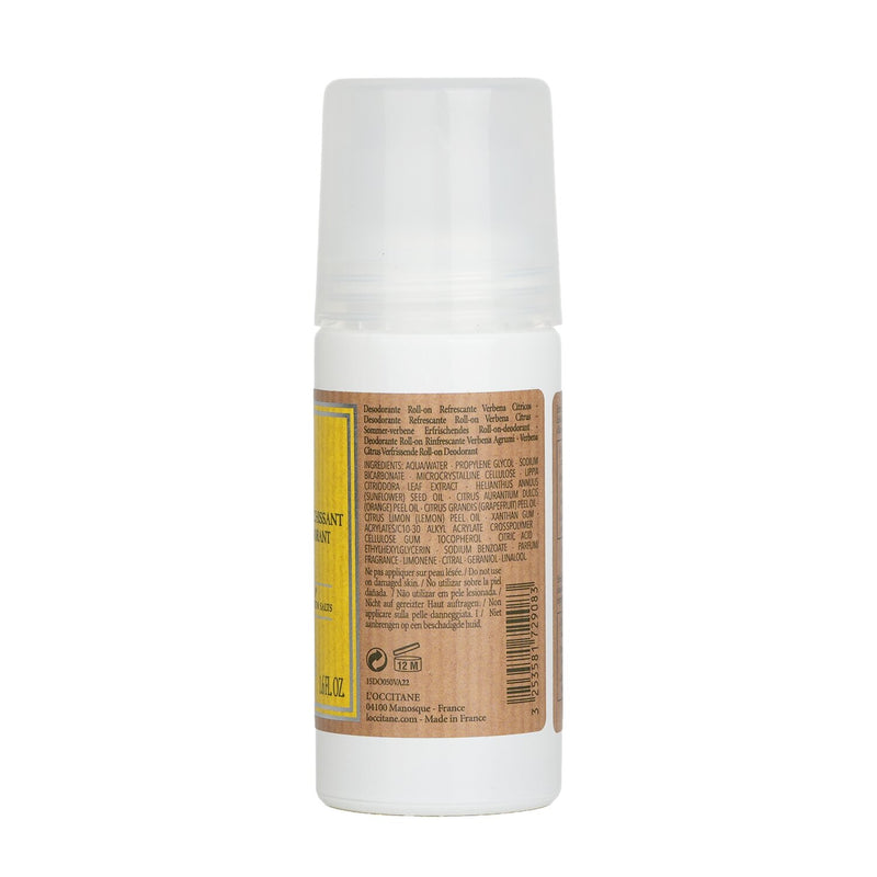 L'Occitane Citrus Verbena Refreshing Roll-On Deodorant  50ml/1.6oz