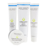 Juice Beauty Blemish Clearing Solutions Kit : Cleanser + Serum + Moisturizer + Mask + Washcloth (Exp Date: 01/2023)  4pcs+1cloth