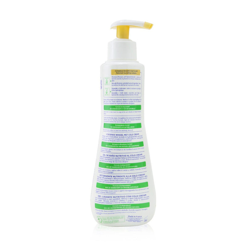 Mustela Nourishing Cleansing Gel with Cold Cream For Hair & Body - For Dry Skin (Exp. Date: 03/2023)  300ml/10.14oz