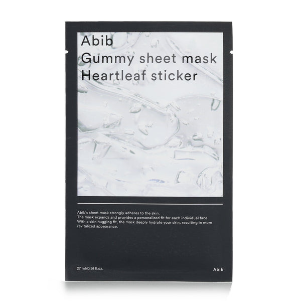 Abib Gummy Sheet Mask - Heartleaf Sticker  27mlx10pcs