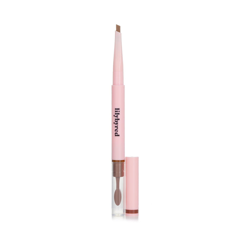 Lilybyred Hard Flat Brow Pencil - # 04 Dark Brown  0.17g