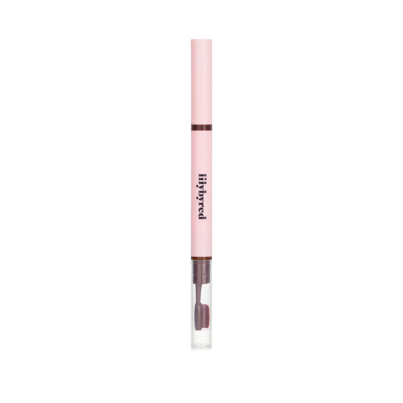 Lilybyred Hard Flat Brow Pencil - # 04 Dark Brown  0.17g