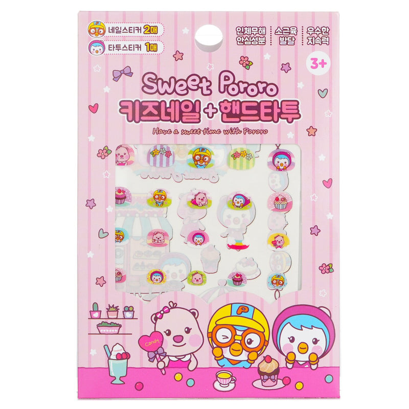 April Korea Pororo Nail + Hand Tattoo - # SPR 01  1pc