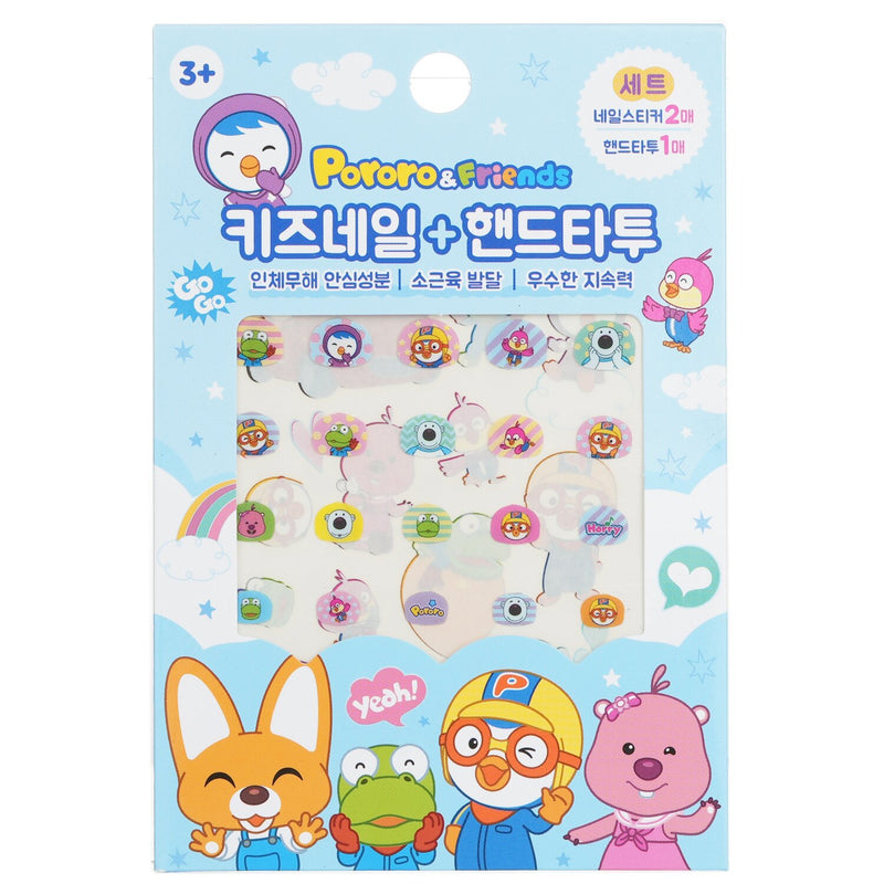 April Korea Pororo Nail + Hand Tattoo - # SPR 02  1pc