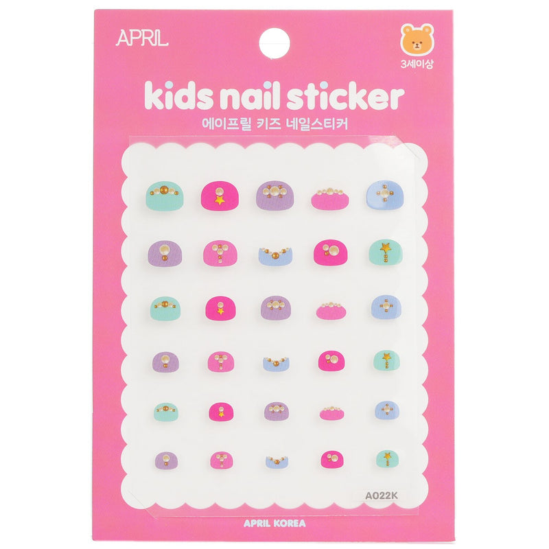 April Korea April Kids Nail Sticker - # A012K  1pack