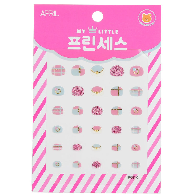 April Korea Princess Kids Nail Sticker - # P002K  1pack