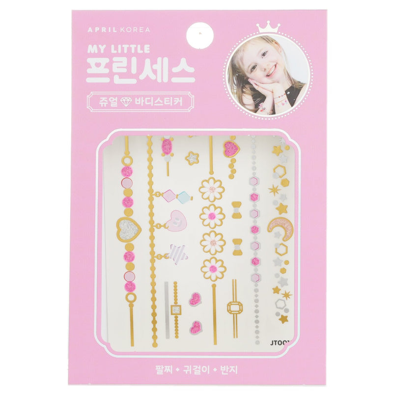 April Korea Princess Jewel Body Sticker - # JT001K  1pc