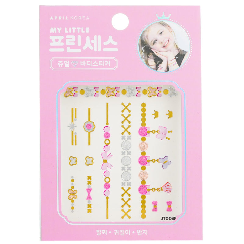 April Korea Princess Jewel Body Sticker - # JT003K  1pc