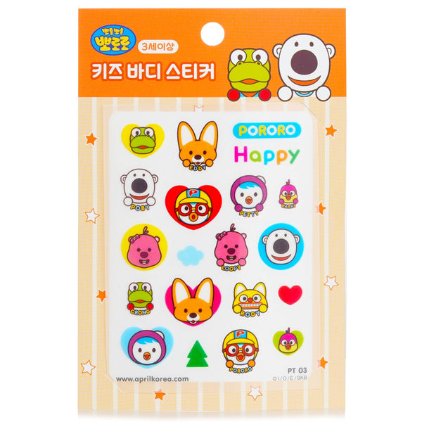 April Korea Pororo Body Sticker  1pc