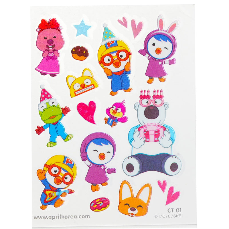 April Korea Pororo Body Sticker - # CT01  1pc