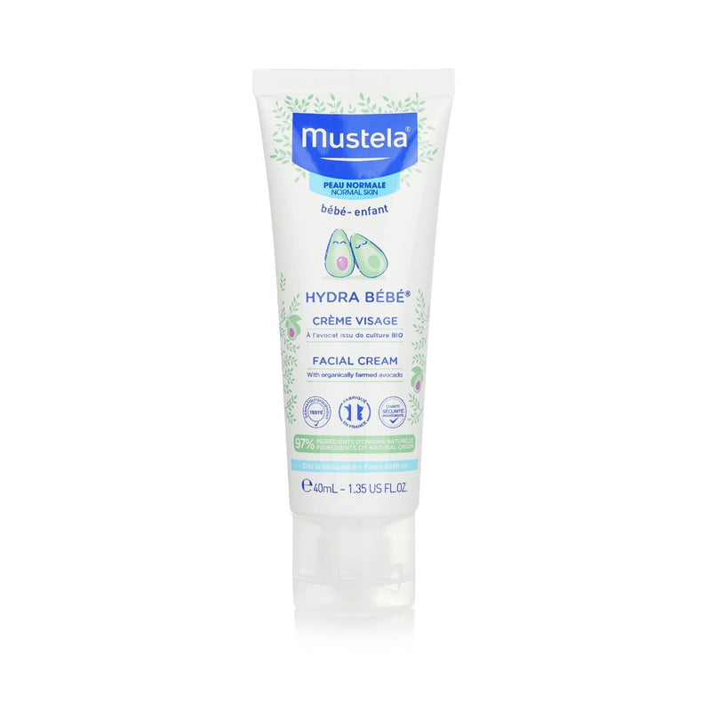 Mustela Hydra Bebe Facial Cream With Organic Avocado - Normal Skin (Exp. Date: 06/2023)  40ml/1.35oz