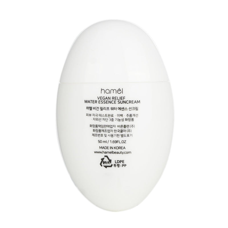 Hamel Vegan Relief Water Essence Sun Cream SPF50  50ml/1.69oz