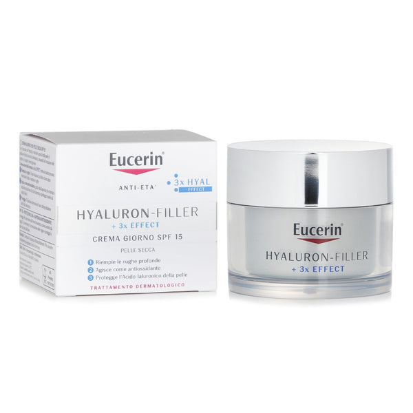 Eucerin Hyaluron Filler + 3x Effect Day Cream SPF15 (For Dry Skin)  50ml