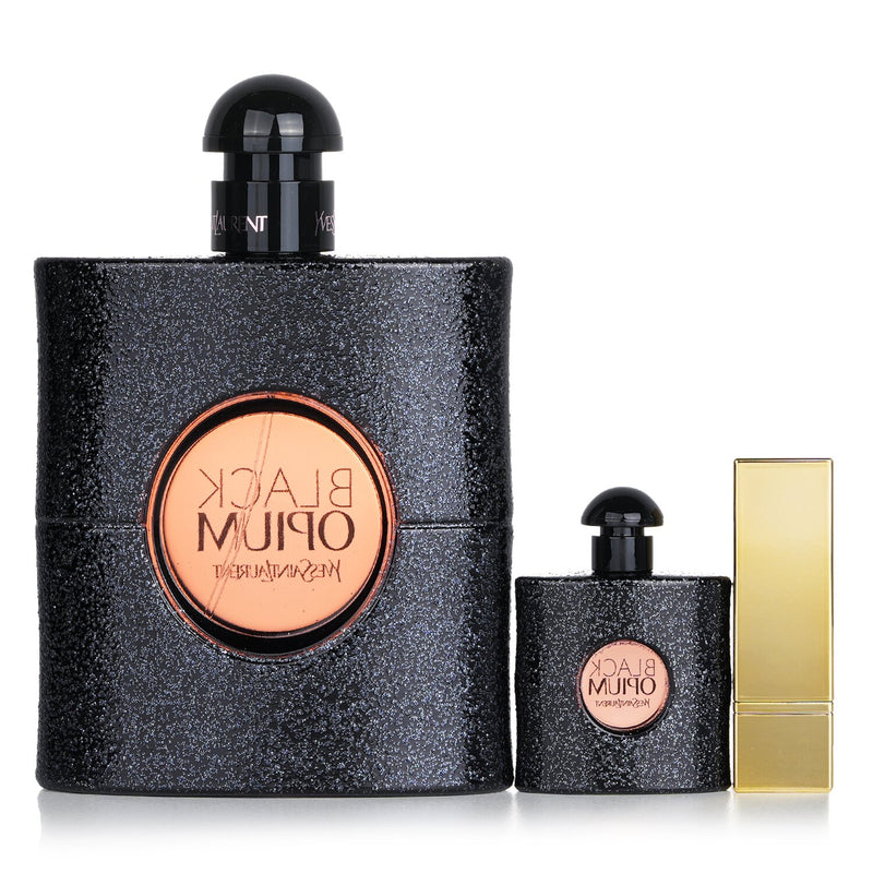 Yves Saint Laurent Black Opium Eau De Parfum Gift Set:  3pcs