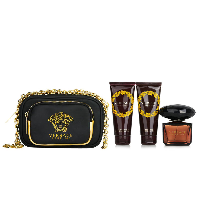 Versace Crystal Noir Coffret:  3pcs+1Bag