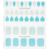 Mavenir Nail Sticker (Patterned) - # Mint Cream Dot Pedi  36pcs